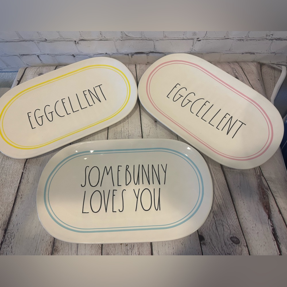 Rae Dunn Easter Platters